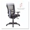 Alera Elusion Series Mid-Back Swivel/Tilt Mesh Chair with 17.9 in. - 21.8 in. Seat Height - Black